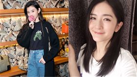 謝娜,奚夢瑤（合成圖／翻攝自微博）