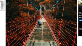 南投,琉璃光之橋,每日郵報,紅楓,假新聞（圖／翻攝自英國每日郵報）http://www.dailymail.co.uk/travel/travel_news/article-3282465/New-164-foot-high-glass-bridge-Taiwan-rewards-thrill-seeking-tourists-awe-inspiring-view-copper-tinged-au