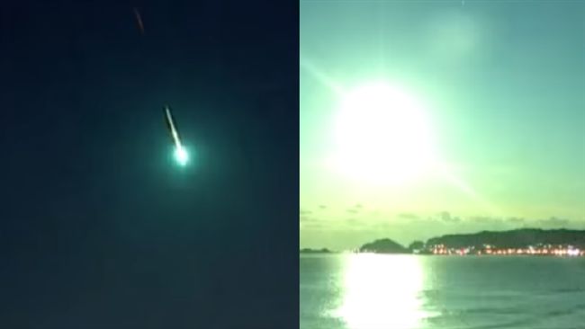 神秘綠火球現蹤日本　夜空一秒變白天
