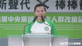 民進黨發言人青年部副主任何孟樺 圖／記者林敬旻攝