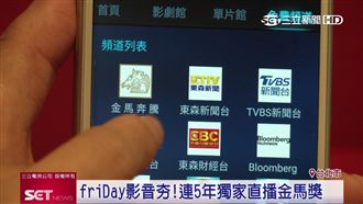 影音平台夯！連5年獨家直播金馬獎