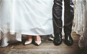 結婚,婚禮,婚紗,高跟鞋 示意圖／翻攝自Pixabay
