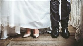 結婚,婚禮,婚紗,高跟鞋 示意圖／翻攝自Pixabay
