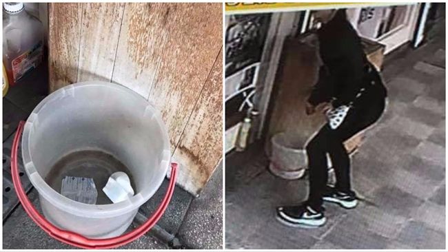 用過護墊丟店家水桶　正妹遭批沒水準
