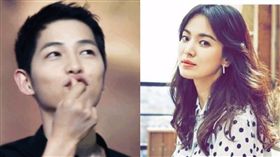 宋慧喬被直擊和宋仲基共度浪漫晚餐。（合成圖／翻攝自微博）