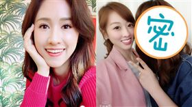 Sandy換髮型後瞬間減齡。（合成圖／翻攝自臉書）