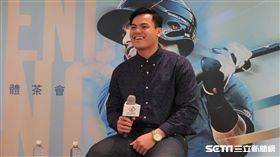 張育成記者會。（圖／記者王怡翔攝）