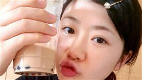 福原愛透露最愛台灣珍珠奶茶。（圖／翻攝自福原愛粉絲團）