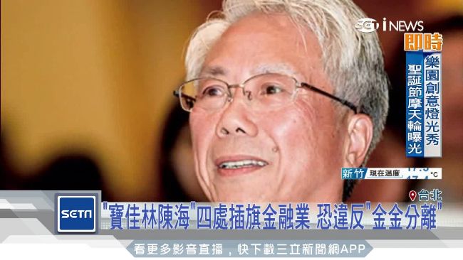 頻頻加碼金融股　林陳海恐違金金分離