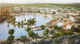 麗寶Outlet Mall，湖邊商場