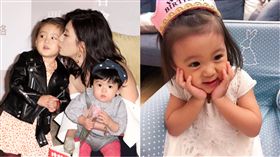 說兩次就是真愛！咘咘羞喊喜歡「他」。（合成圖／記者邱榮吉攝影、翻攝自臉書）