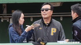 韓職聯隊總教練柳承安 圖／記者林敬旻攝