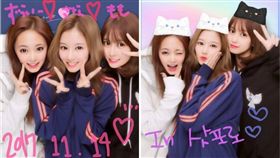 TWICE,周子瑜,Sana,MOMO,北海道,拍貼機　圖／翻攝自IG