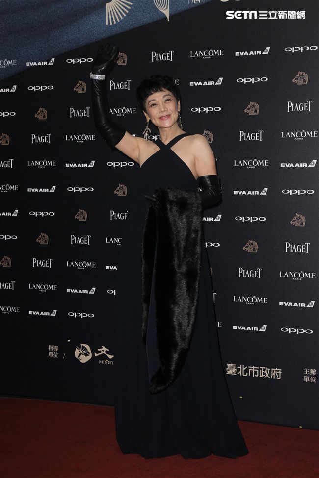 金馬54／紅毯／張艾嘉。（圖／記者邱榮吉攝影）