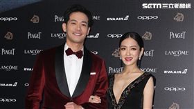 金馬54／紅毯／主持人劉傑中、楊千霈。（圖／記者邱榮吉攝影）