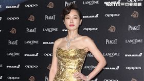 金馬54／紅毯／《川流之島》尹馨。（圖／記者邱榮吉攝影）