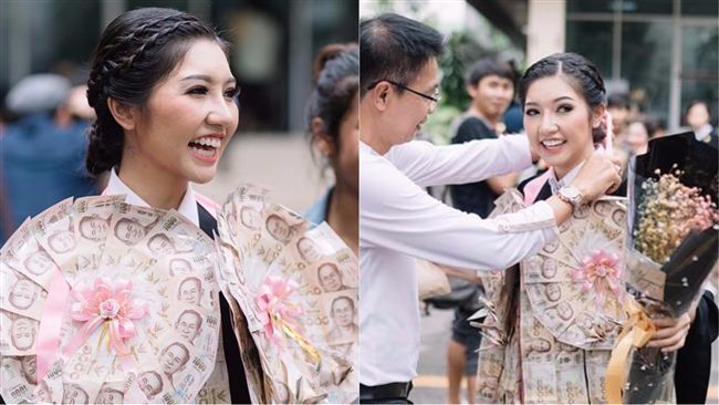 正妹畢業收到「這個」！網友超羨慕