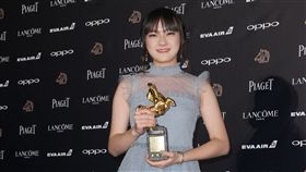 金馬54／典禮／最佳女配角：文淇《血觀音》。（圖／記者邱榮吉攝影）