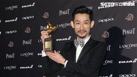 金馬54／典禮／最佳男配角：陳竹昇《阿莉芙》。（圖／記者邱榮吉攝影）