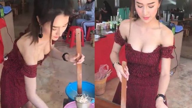 超辣老闆娘在這！露雪白酥胸熟練下麵
