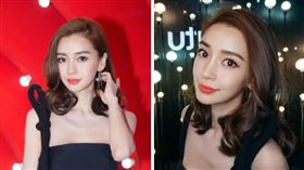 Angelababy,楊穎,整形,填充物,臉蛋,混血
（圖／翻攝自微博）