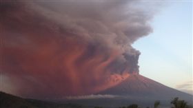 峇里島,印度,阿貢火山／翻攝推特