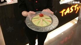 西堤,王品,開胃菜,鮮蝦蘆筍,黃黃的醬,西堤牛排