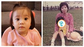 賈靜雯,咘咘（合成圖／翻攝自賈靜雯臉書、新浪娛樂微博）