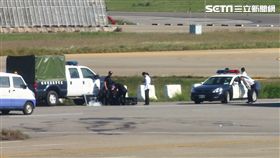 虛驚一場！桃園機場疑有爆裂物　經查後只是電瓶 圖／翻攝畫面