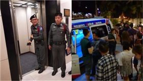 泰國,清邁,電梯,陸客,超載,現重,塔佩門,硬擠,超重警報器,踩踏　圖／翻攝自Tnews https://goo.gl/WNXn39