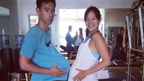 Janet,謝怡芬,生產,夫妻,分工,林可彤,白家綺,六月,李易　圖／翻攝自臉書Janet Hsieh 謝怡芬