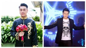 朱孝天（合成圖／翻攝自朱孝天官博、娛樂有飯微博）