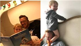 鄰居,小孩,鬧鬼,Greg Rutherford,做愛,辦事,兒子　圖／翻攝自臉書