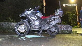 重機騎士摔車墜3尺深谷…魂斷北宜