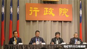 行政院會會後記會。（記者盧素梅攝）