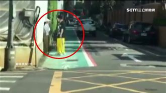 當街爭執狂推女友　正義哥挺身制止