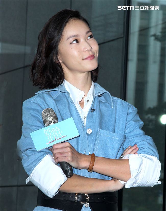 潘慧如、朱芷瑩、鍾瑶出席三立、東森新週五華劇「姊的時代」記者會。（記者邱榮吉/攝影）