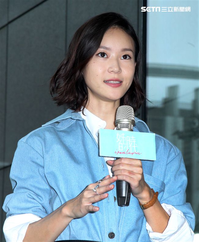 潘慧如、朱芷瑩、鍾瑶出席三立、東森新週五華劇「姊的時代」記者會。（記者邱榮吉/攝影）