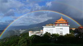 彩虹,文化大學 圖／翻攝自天氣即時預報