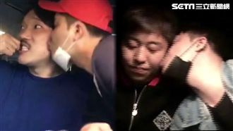 韓國歐巴偷親　男友人驚嚇反應超爆笑