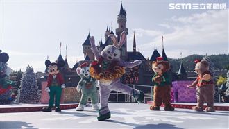 香港迪士尼飄雪了　史黛拉兔超萌跳舞