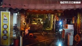  土城,鵝肉店,火災,汽油彈,火警,套房　圖／記者游承霖攝