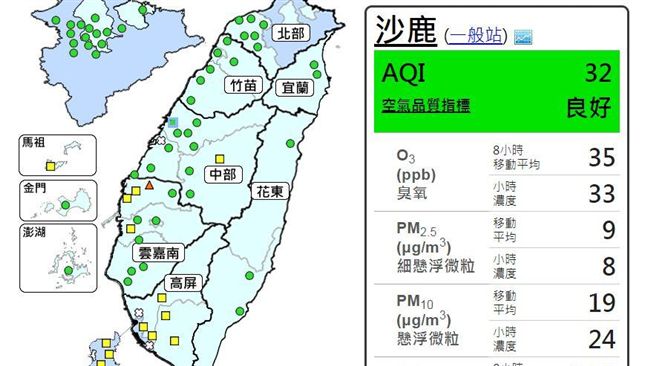 好久沒呼吸乾淨空氣？全台僅一處橘警