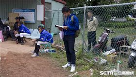 ▲日本高校球探現身關懷盃。（圖／記者蕭保祥攝）