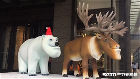 新光三越,耶誕節,裝置藝術。（圖／百貨提供）