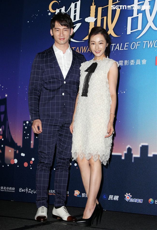 「雙城故事」演員陳怡蓉、溫昇豪。（記者邱榮吉/攝影）
