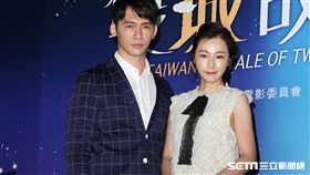 陳怡蓉、溫昇豪、曾珮瑜、黃柏鈞、李柏翔、羅美玲、導演葉天倫，出席電影「雙城故事」開鏡記者會。（記者邱榮吉/攝影）