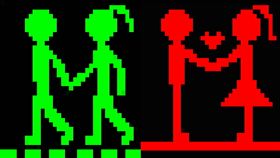 屏東站前廣場創意小綠人行人號誌（圖／翻攝畫面）