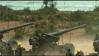 8吋榴砲登場！金門聯信操演火炮齊發