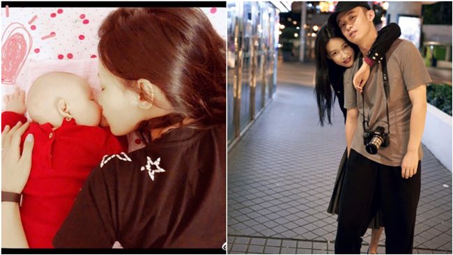 董子健女兒首露臉　圓臉頰+光頭超萌